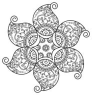 Henna Flower