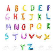 cartoon alphabet N45