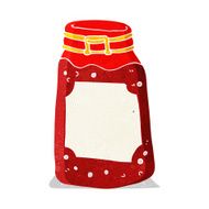 cartoon jar of jam N20