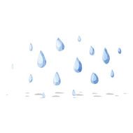 Cartoon Raindrops N7
