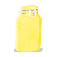 cartoon glass jar N12