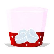 cartoon drink in glass N4