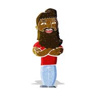 cartoon proud man N47