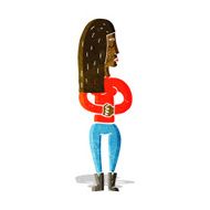 cartoon woman ignoring N39