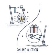 Online Auction Symbol