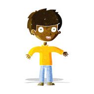 cartoon happy man N747