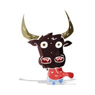 Cartoon Cow Face N14
