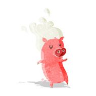 smelly cartoon pig N2