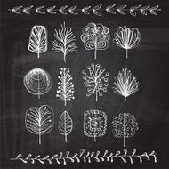 Lovely Leafs in cartoon style