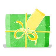 cartoon wrapped present N13