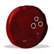 cartoon bowling ball N13