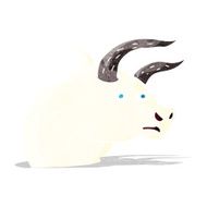 cartoon angry bull head N14