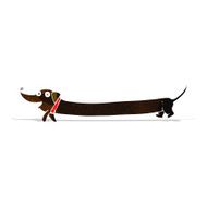 Cartoon Dachshund N14