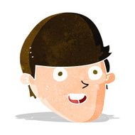 cartoon man with big chin N26