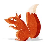 cartoon red squirrel N4