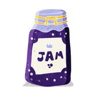 cartoon jar of jam N22