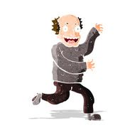 cartoon evil old man N28