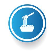 Noodle symbol vector