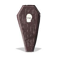 spooky cartoon coffin N26