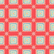 tribal pattern with squares