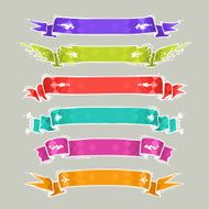 Cartoon Ribbons Set2