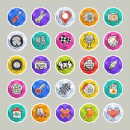 Cartoon Cars Icons Set2