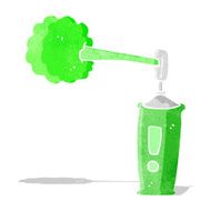 cartoon spray can N148