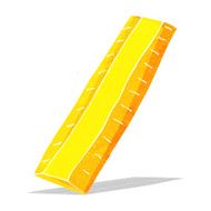cartoon wooden ruler N27