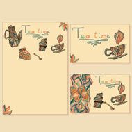 Templates of card and letter N2