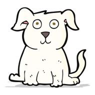 cartoon happy dog N121