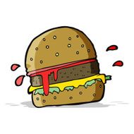 Cartoon Burger N24