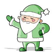 Cartoon Santa Claus N495