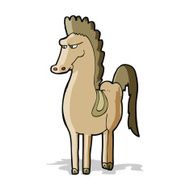 Cartoon Horse N107