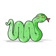 funny cartoon snake N101