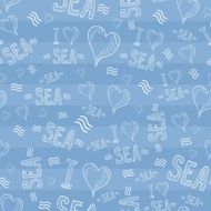 Sea seamless pattern N7