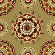 Seamless vector ethnic colorful pattern N4