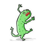 cartoon little monster N115