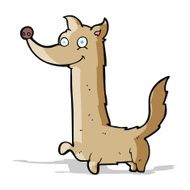 cartoon happy dog N126