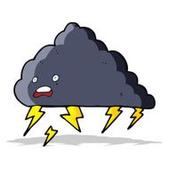 Cartoon Thundercloud N41