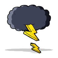Cartoon Thundercloud N42
