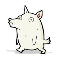 cartoon funny little dog N24