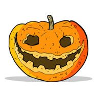cartoon spooky pumpkin N35