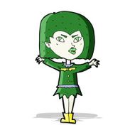Cartoon Vampire Girl N366