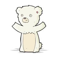 Cartoon Polar Bear Cub N74