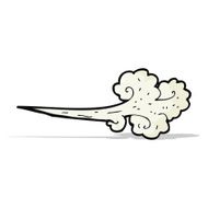 cartoon gust of wind N22
