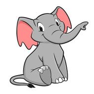 Cartoon Elephant N122