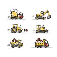 Set of construction equipment for your design N4