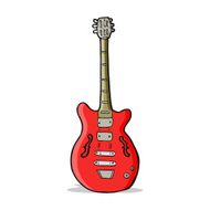 Cartoon Electric Guitar N17