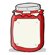 cartoon jar of preserve N3