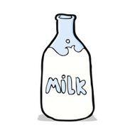 cartoon bottle of milk N9